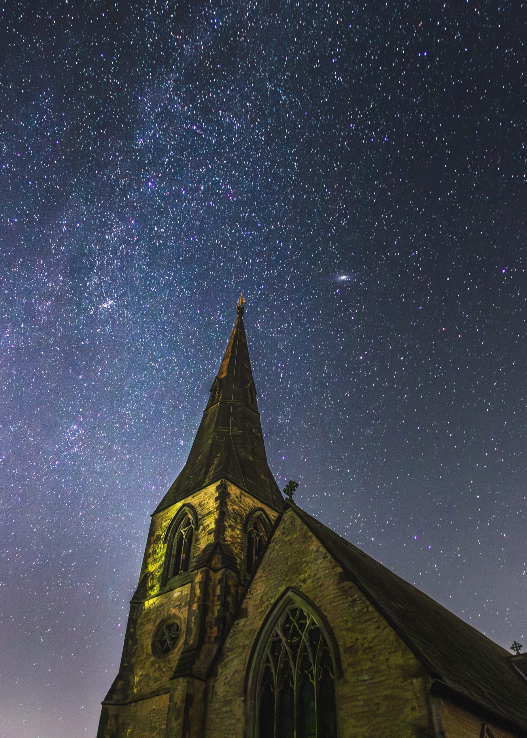 Milky Way over St Johns Church Welburn